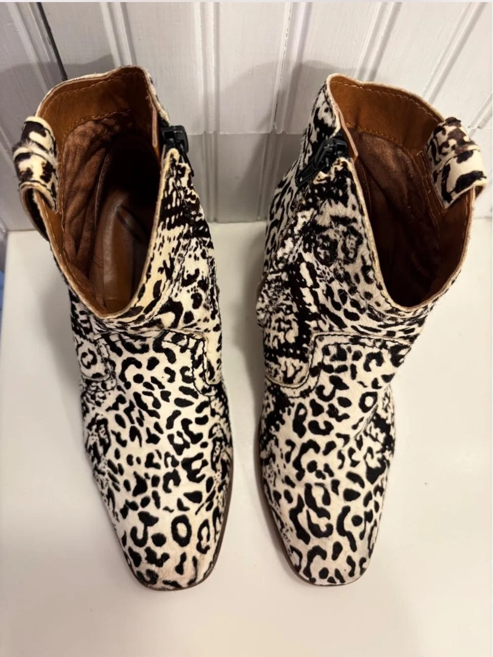 Zodiac Lennon Genuine Calf Hair Western Bootie